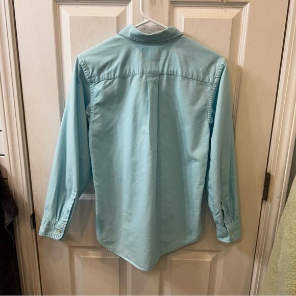 Ralph lauren Polo iconic Oxford Button Down shirt in  Agean Blue EUC - Picture 10 of 14